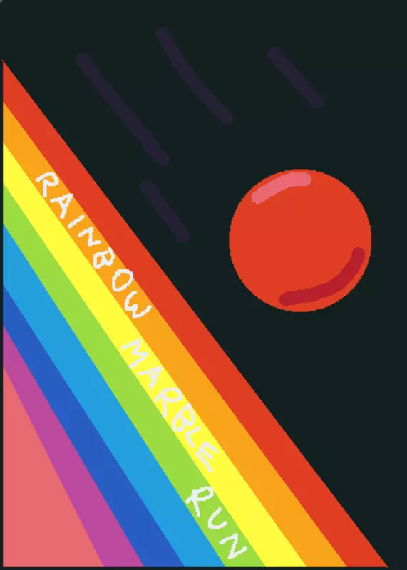Rainbow ball run by @VibrantMayonieze