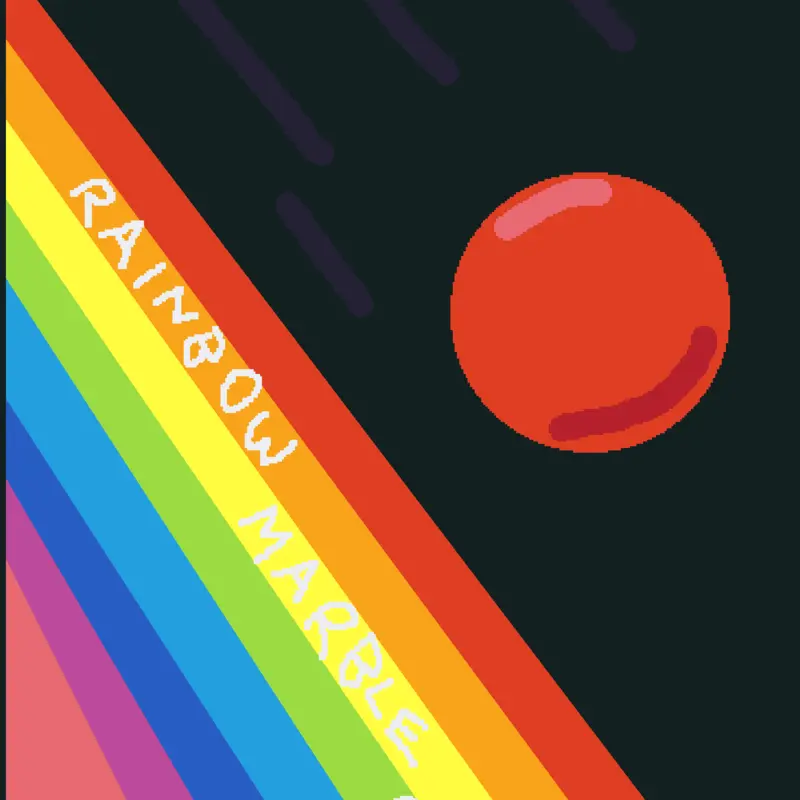Rainbow ball run by @VibrantMayonieze
