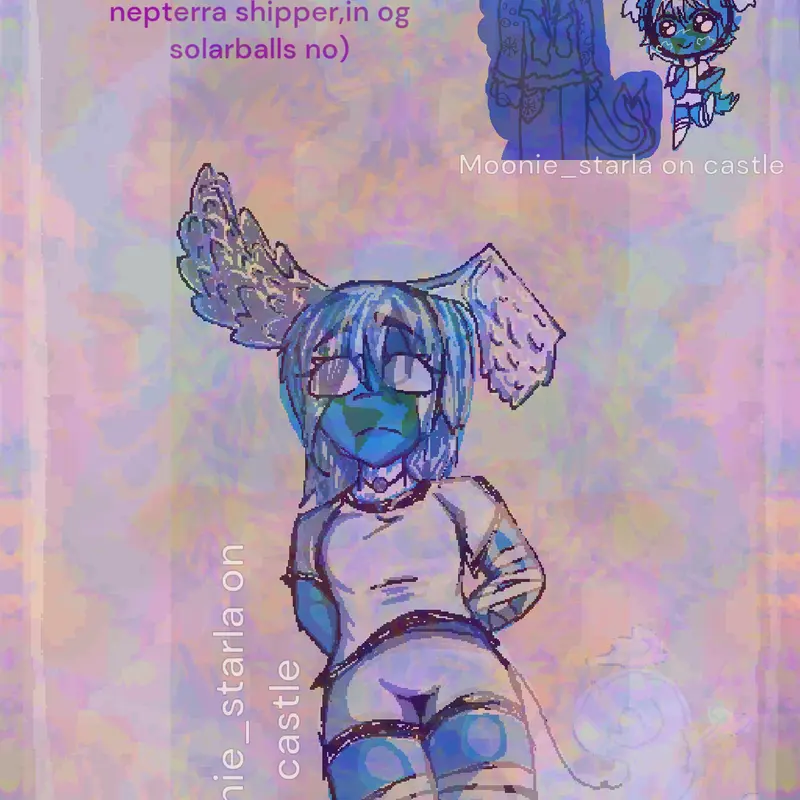 Solarballs Earth in my artstyle 🤑 by @Moonie_Starla