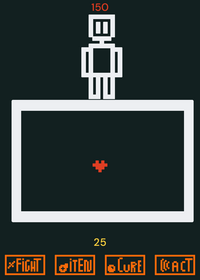 Undertale battle I made This in 2 days and 5...