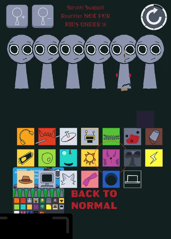 Sprunki swapped rewritten by @chiyu1