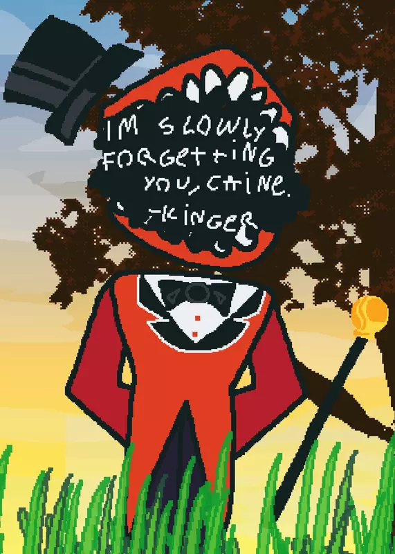 Caine I'm slowly forgetting your face by @M0NST3R_G1R