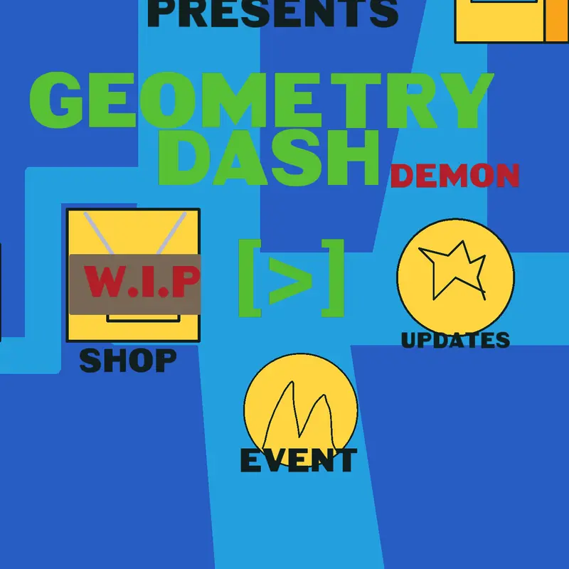 Geometry dash demon by @thegamerguy2000