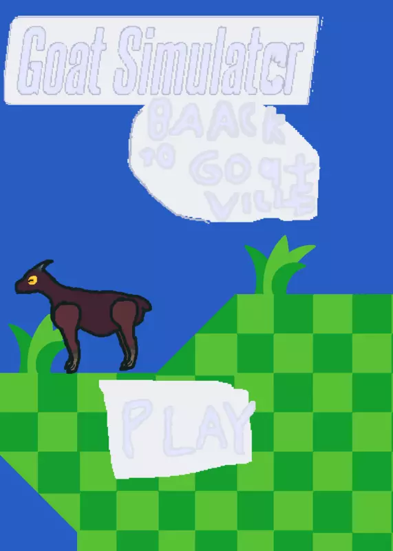 Goat Simulator : Baack To Goatville by @Lucasart