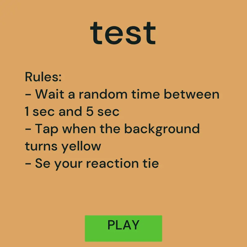 Reaction test time by @voiditygams