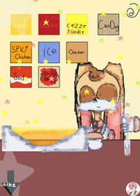 Cream the rabbit and mukbang