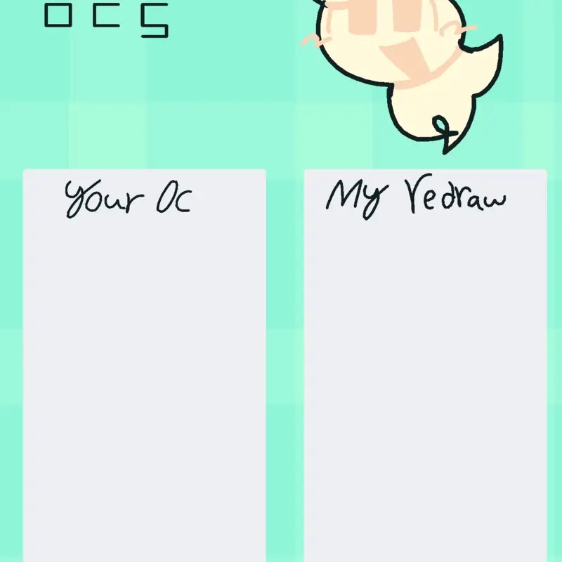 Redrawing ur ocs! by @artlover_2017
