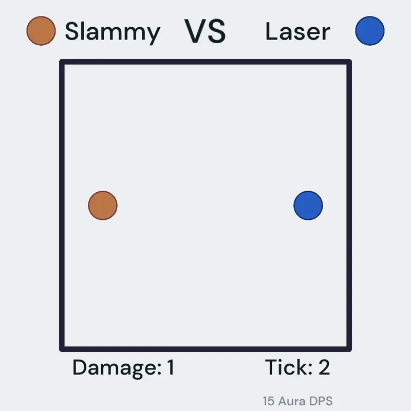 Slammy VS Lazer by @SeaForeverArchitect