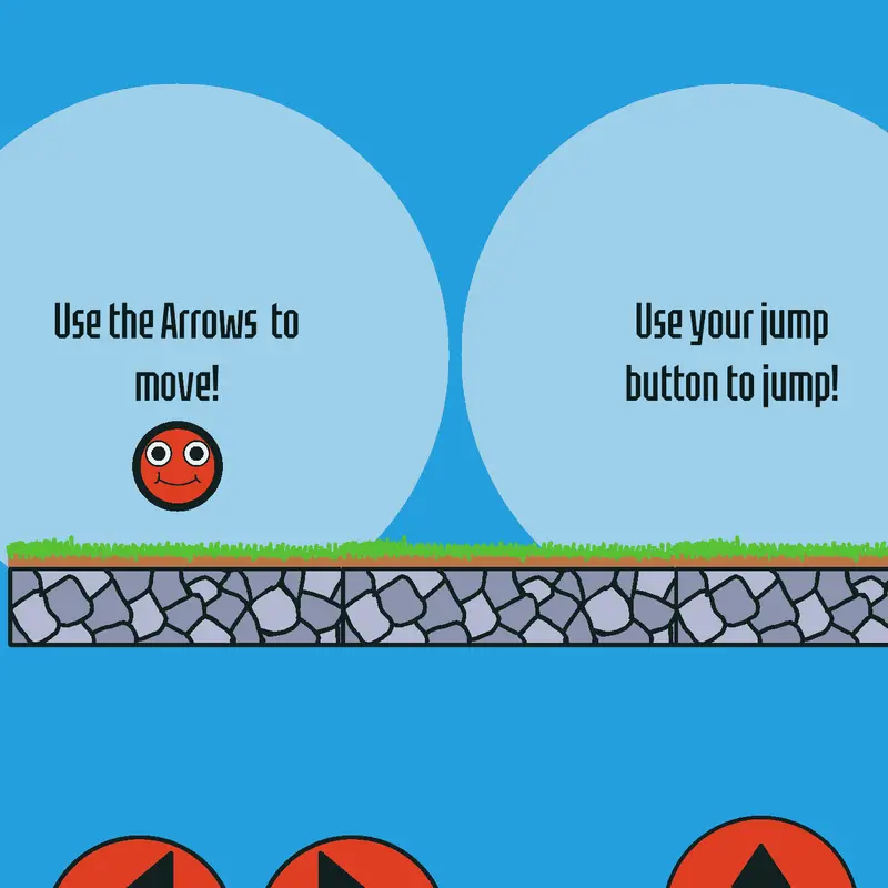 Red ball but horror by @NildaBeatrizBenitez