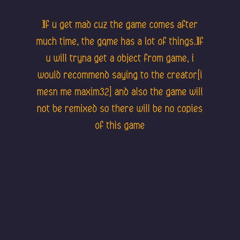 Game by @maxim32