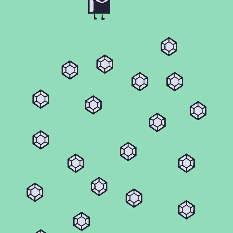 Regenerating crystals by @martboy