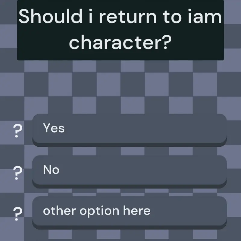 Game by @iamcharacter
