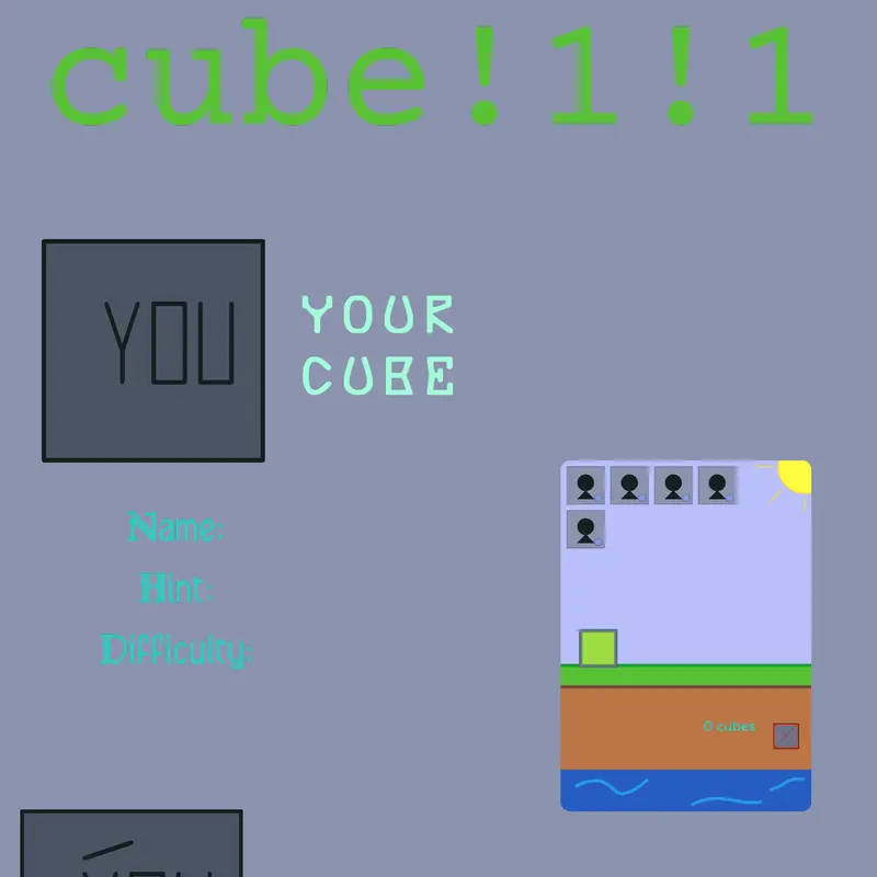 Make your own cube:3! by @LorenzoSmith