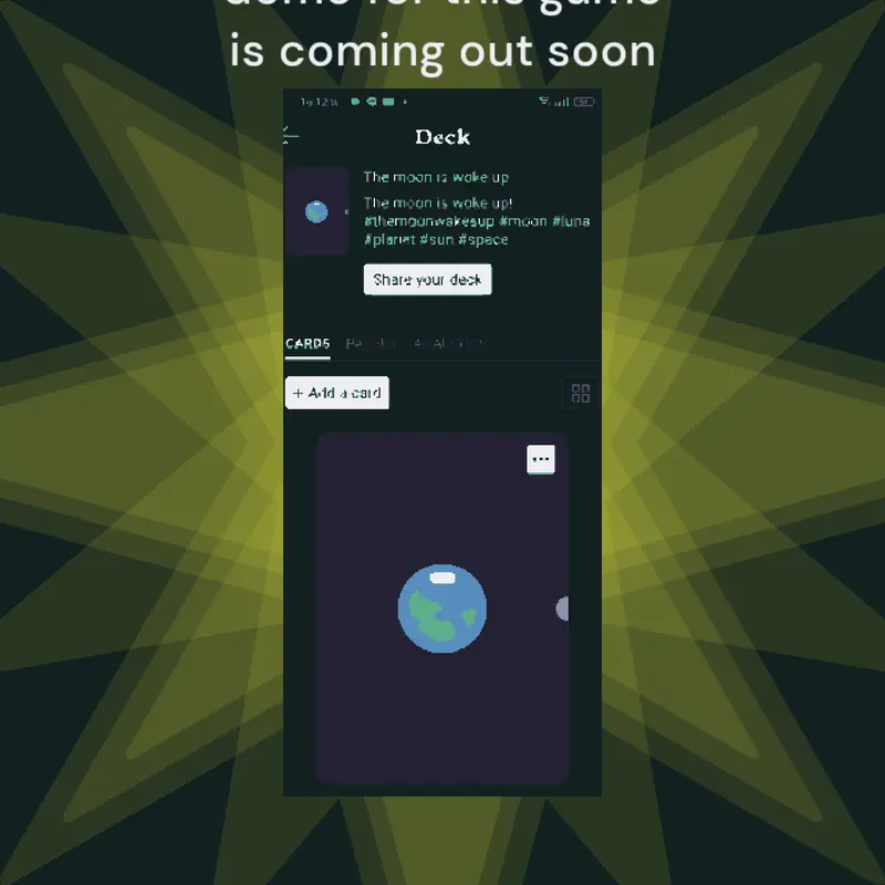 The moon is woke up by @solarball-Guy