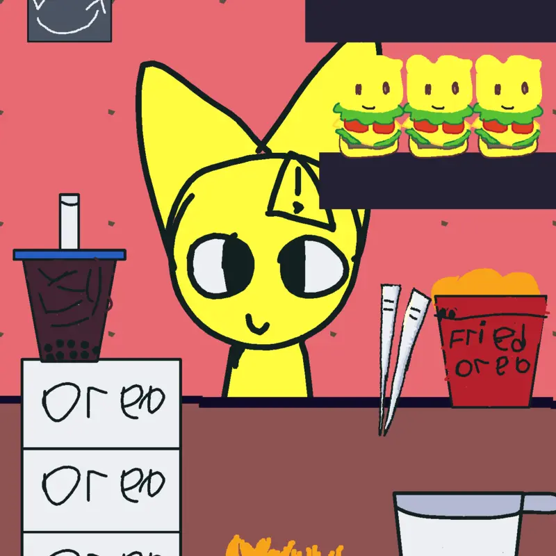 Mukbang my oc! by @terre_45