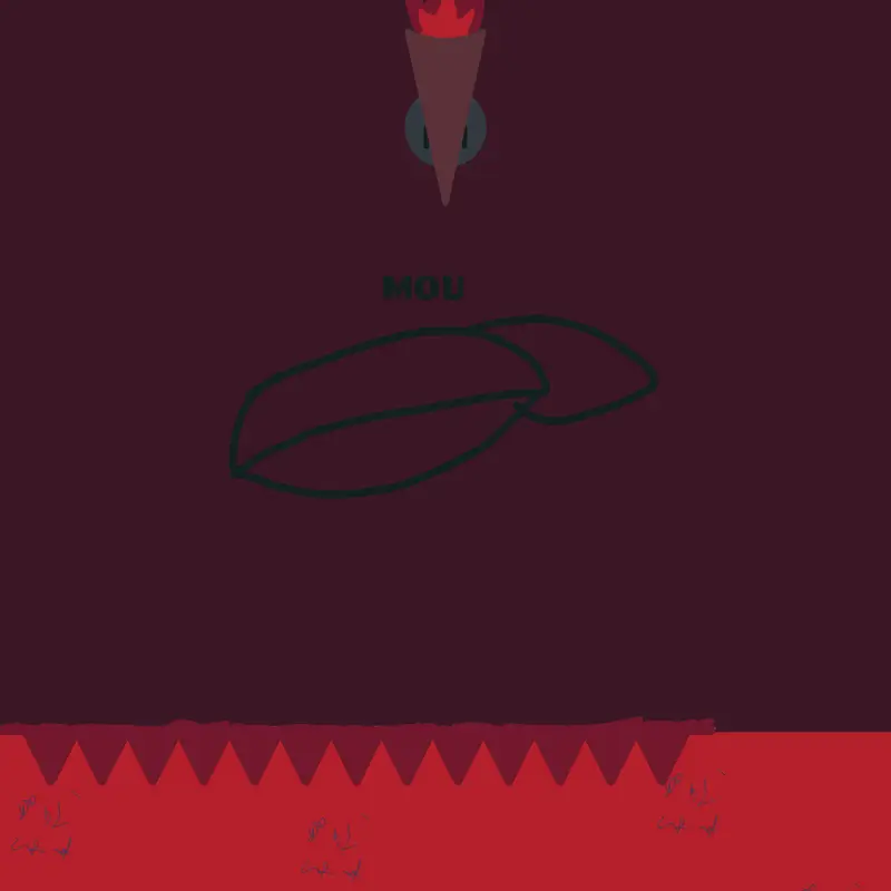 Mou passing the infinite castle by @Leonmu_500