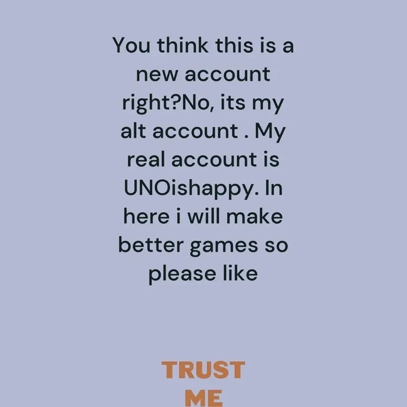 Alt account made by UNOishappy by @ThanhNam1