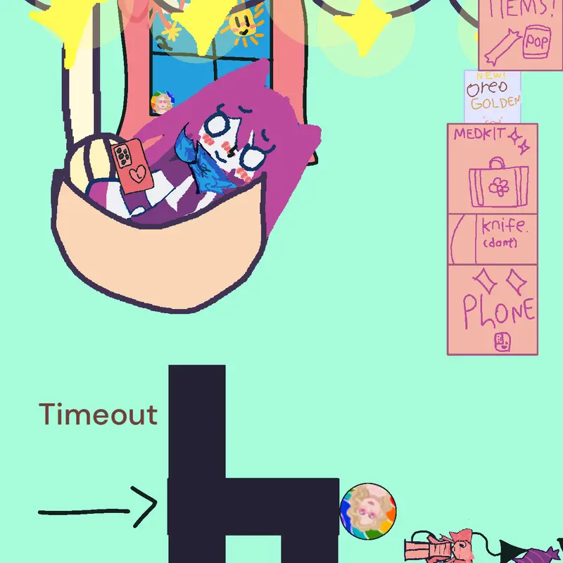Hospital care taker simulator 💜 by @SocorroMaia_O-O_2ndacc