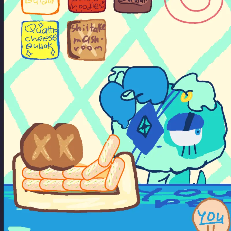 Sparkle's Mukbang:3 by @CoalKatz