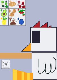 Help chicky eat!