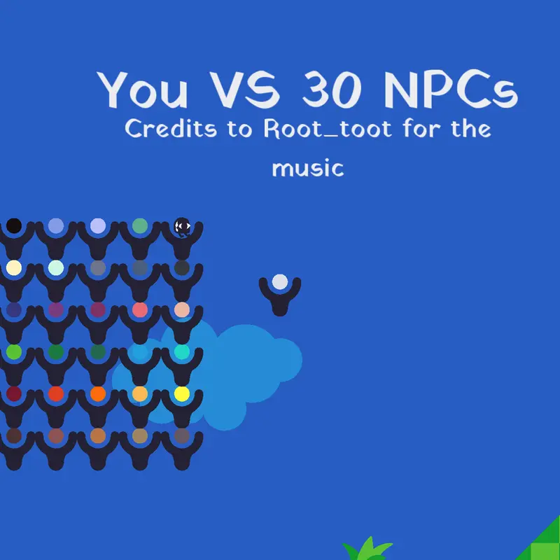 You vs 30 NPCs by @Rade_7147