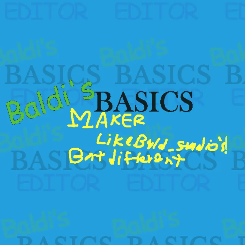 Baldi editor by @Baldi99
