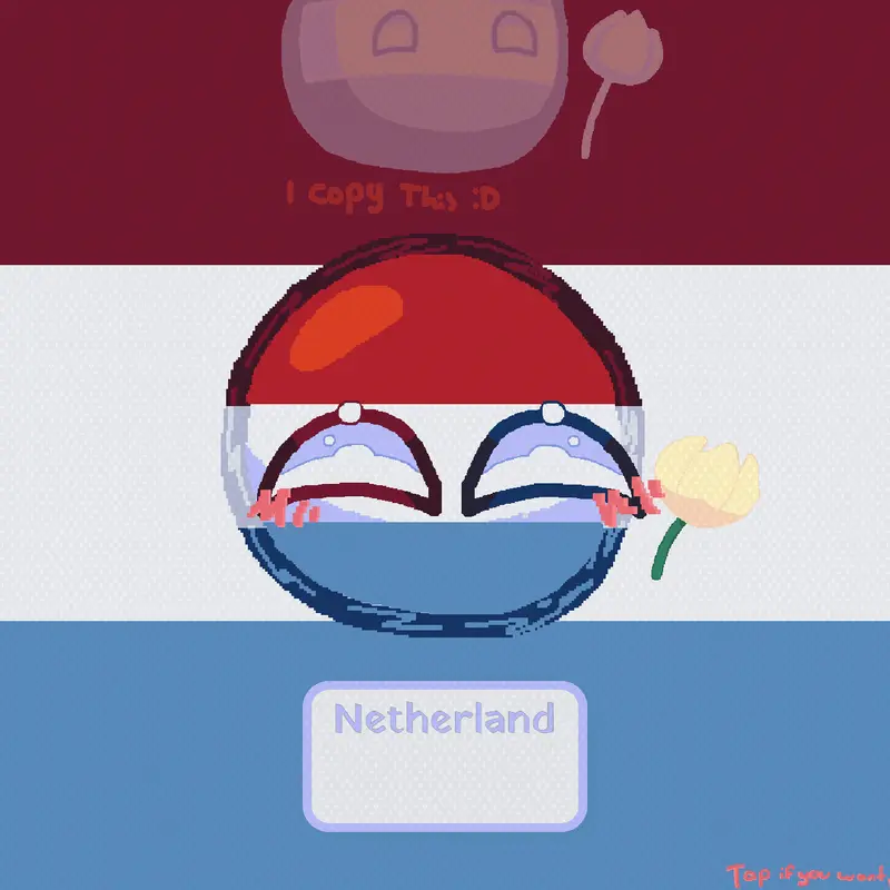 Netherland by @countryballls_paraguay