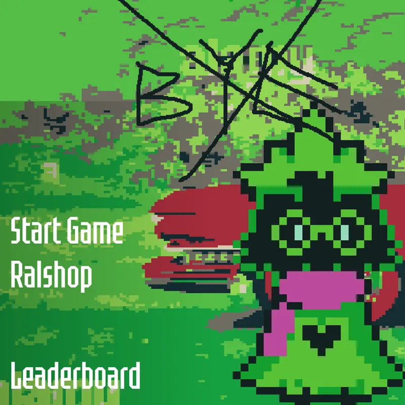 Ralsei and the monsters dimo and harsei by @partygoer2014