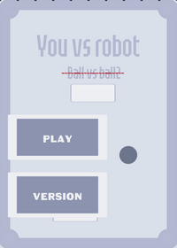 Player vs Robot!