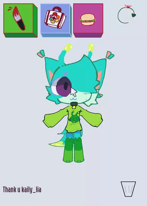 Alien cat -ω- by @hiloljj