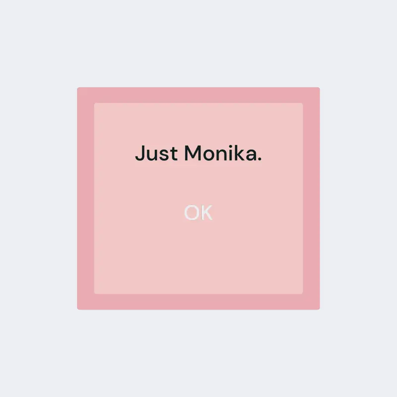 Just Monika by @FlowerGarden