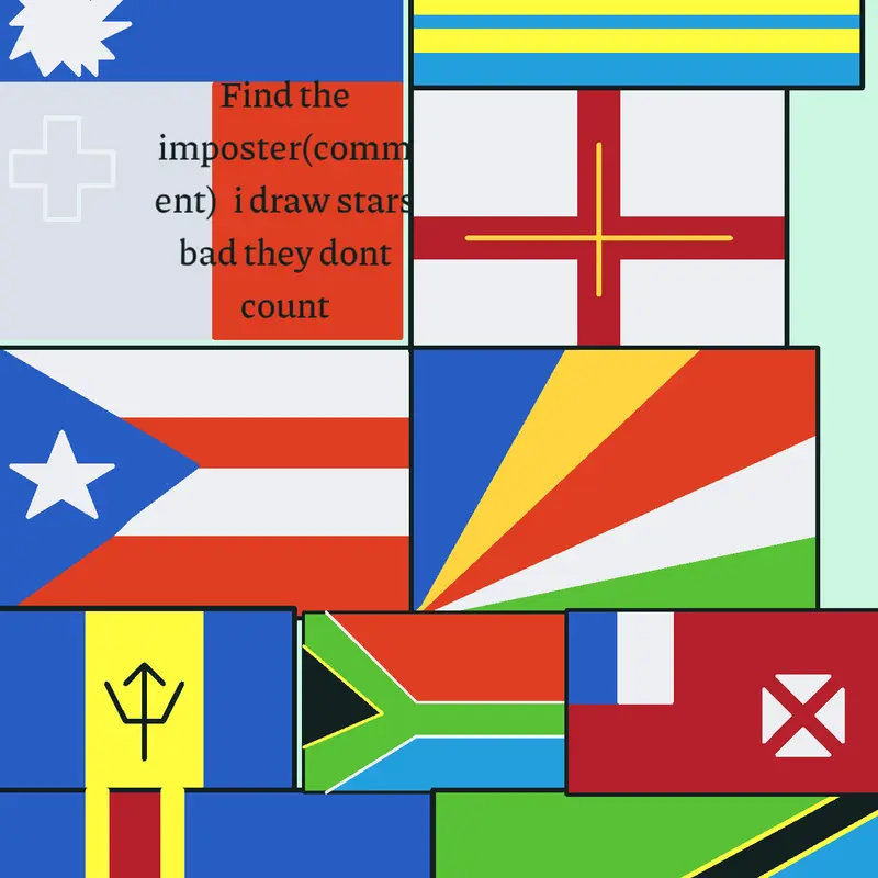 What flag is drawn wrong? by @__Random_Guy__