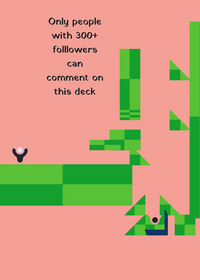 Only people with 300+ followers can comment
