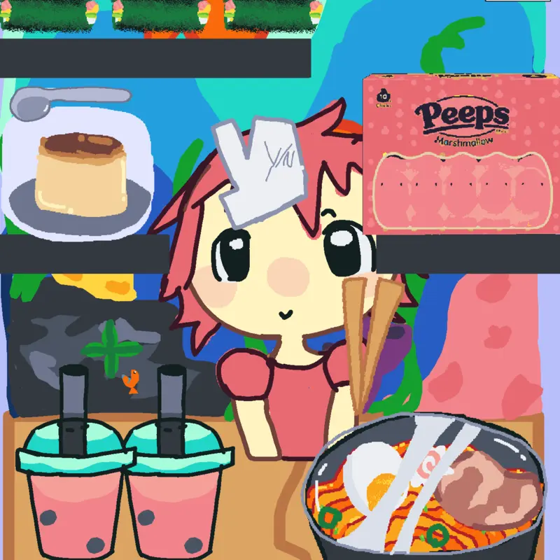 Ponyo eats!! (SECOND PONYO CONTENT) by @AmeliaFermin