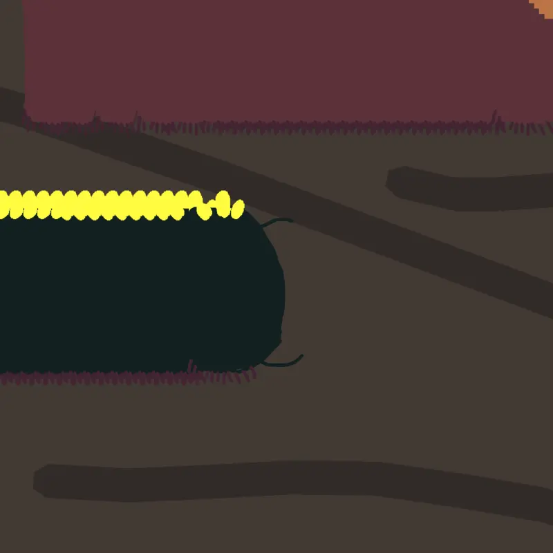 Millipede vs black-yellow millipede by @pvztii