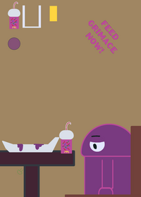 Feed grimace