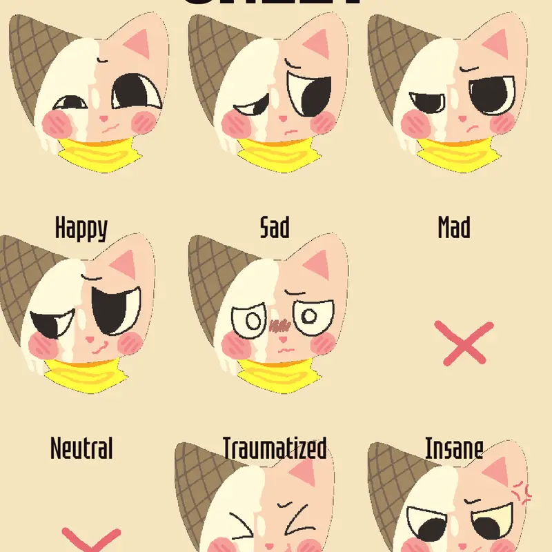 My Oc emotion 🤩 by @CreamieVanillia_