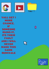 Computer game all made by me!