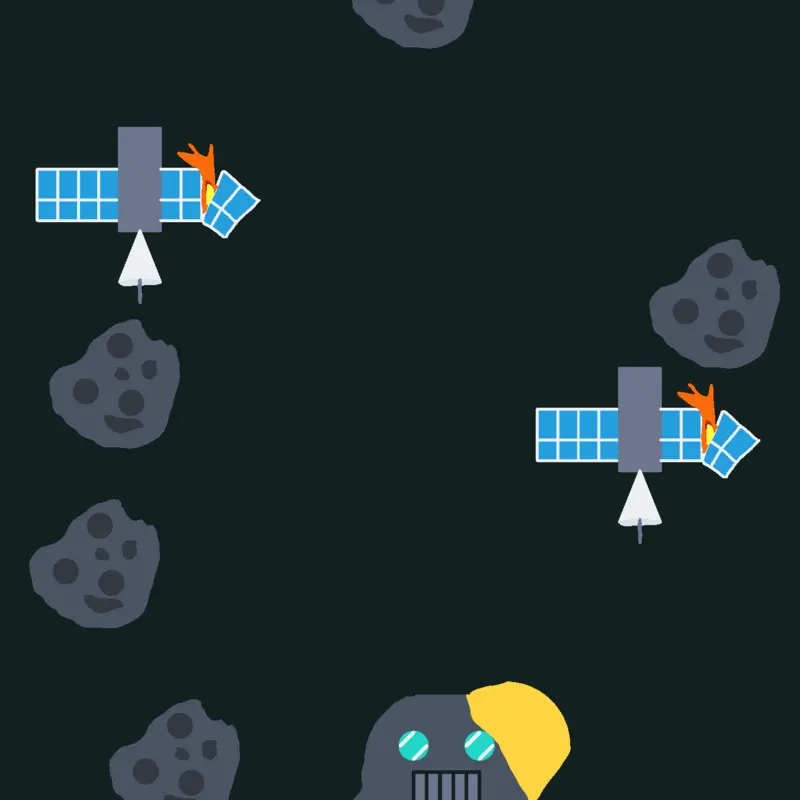 Fun rocket game by @anlehasic