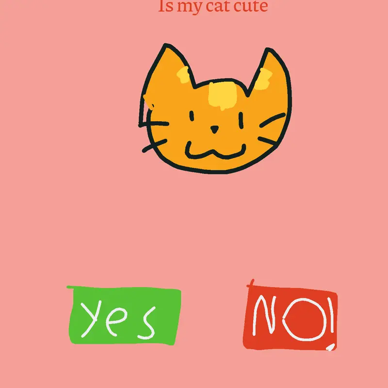 Cute cat voting game by @nhoy