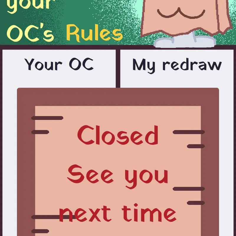 Redrawing your OC's by @velver