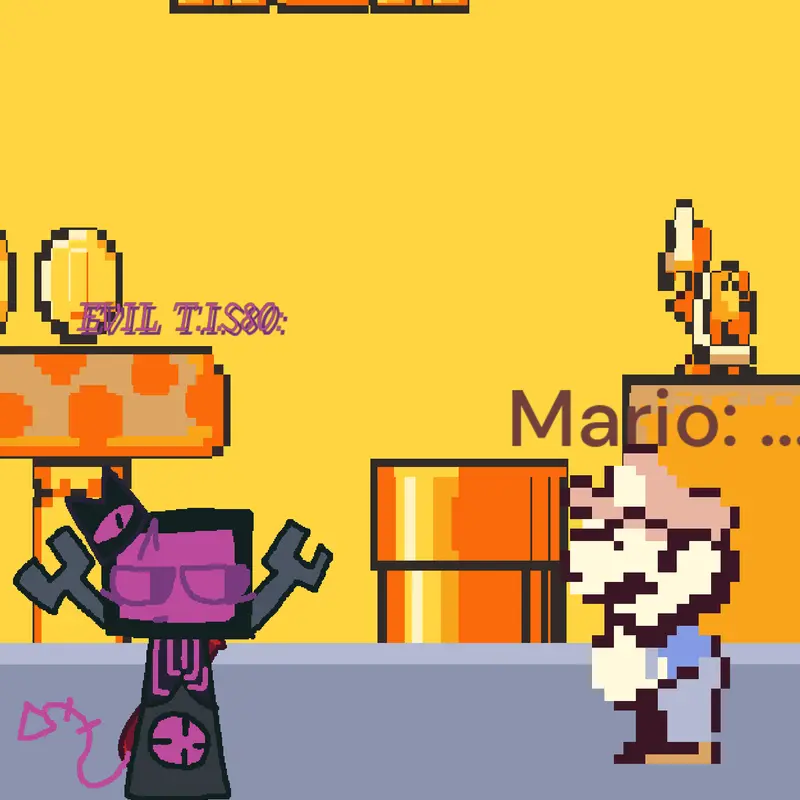 Meanwhile after mario see this guy: by @Mario_Snes9292