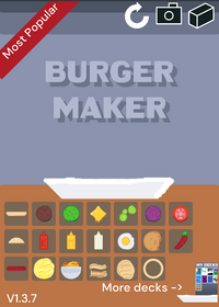 Burger maker