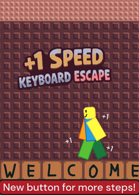 +1 speed keyboard escape obby