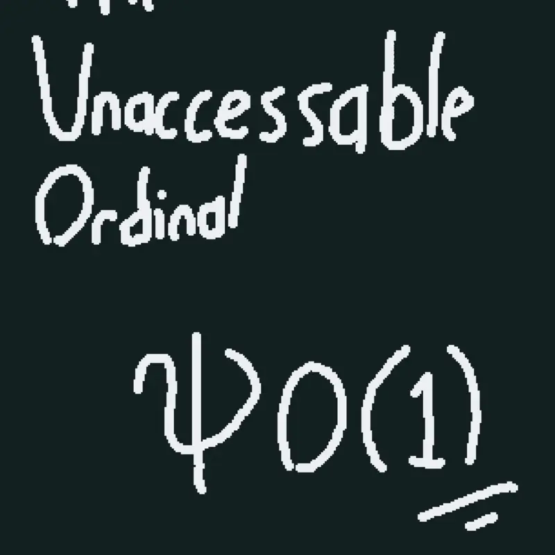 The Unaccessable Ordinal by @SomeoneWithNothing