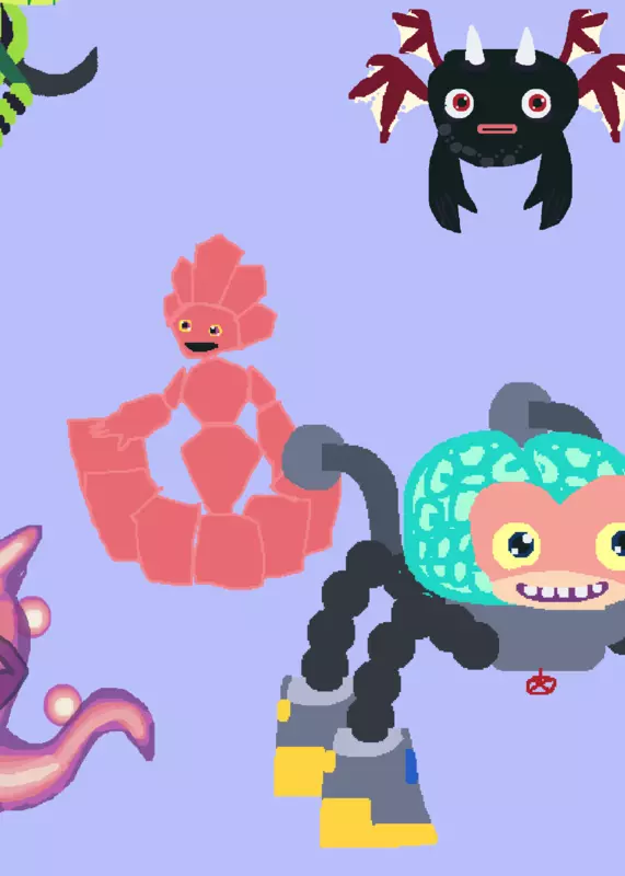 Free ethereal monsters by @creeperface002