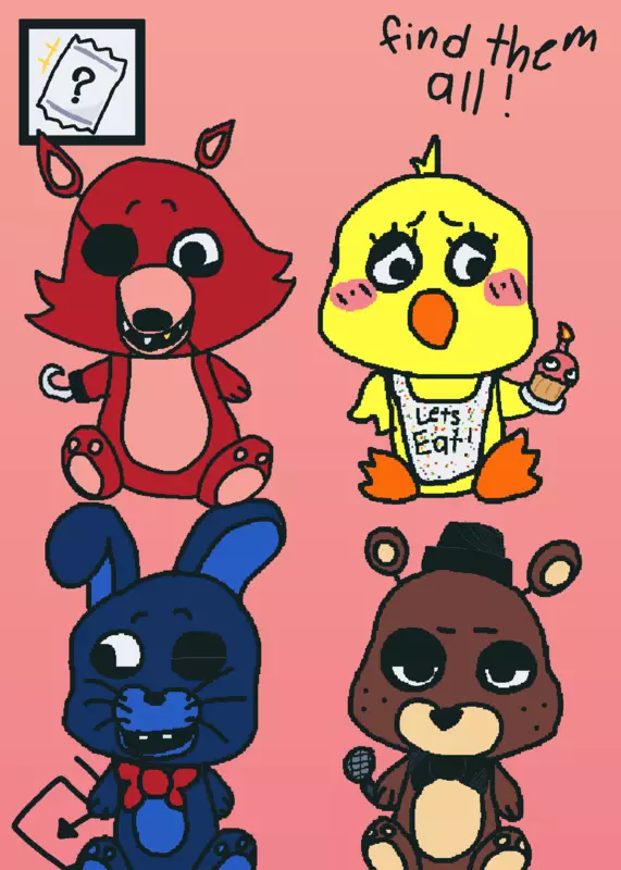Fnaf blindbag by @Mollie_TEACHERITIS