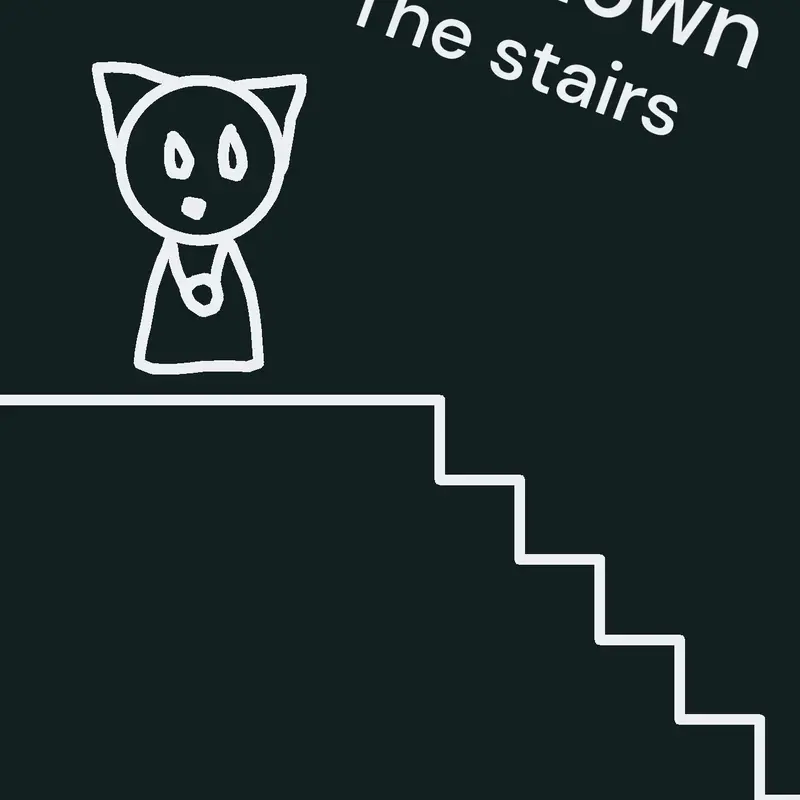 Fall down stairs by @spaccecazt