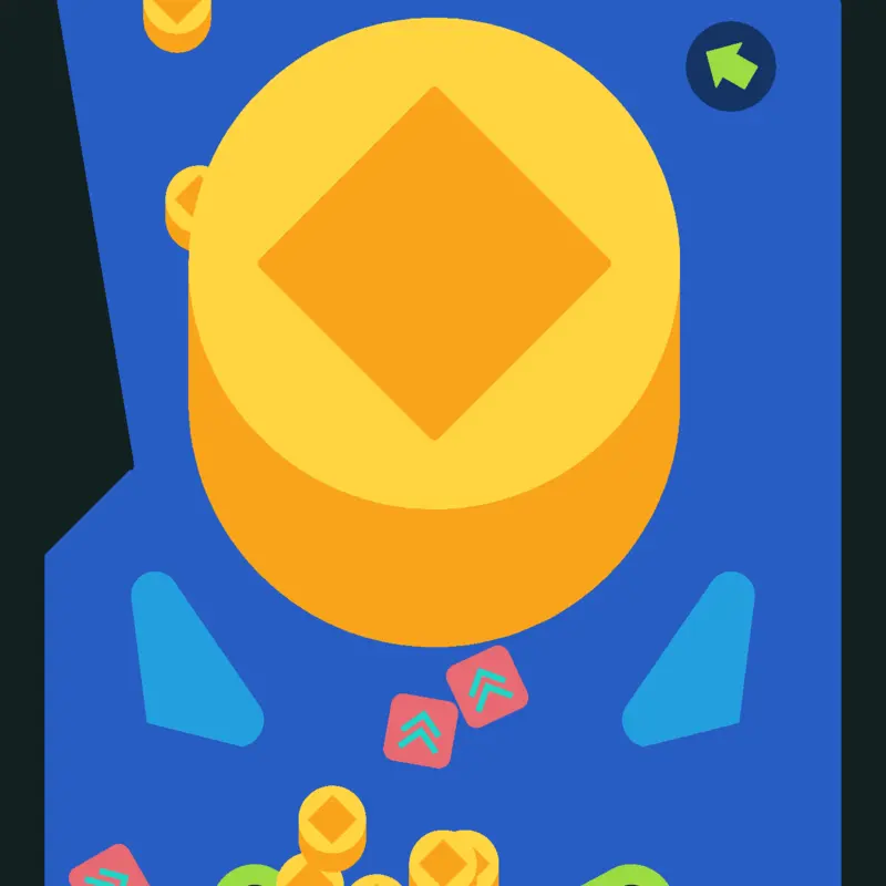 Easy pinball by @aaronjudge99
