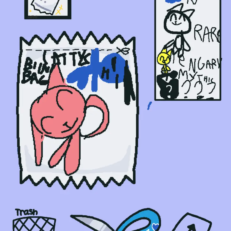 Catty blind bag! by @Catty_animation
